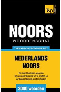 Thematische woordenschat Nederlands-Noors - 3000 woorden