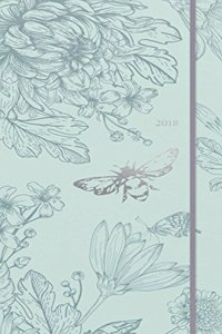 Fashion Diary Floral Bee 2018 Slim D (Diary Slim)