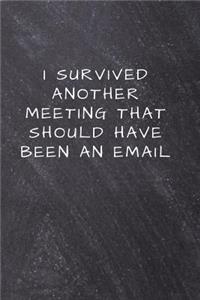 I Survived Another Meeting That Should Have Been An Email.