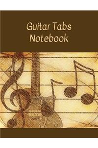 Guitar Tabs Notebook