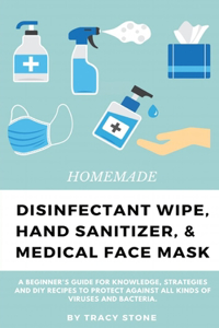 Homemade Disinfectant Wipe, Hand Sanitizer, and Medical Face Mask