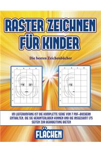 Die besten Zeichenbücher (Raster zeichnen für Kinder - Flächen)