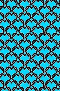 Bullet Journal Notebook Chained Hearts Pattern 11