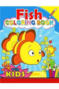 Fish Coloring Book for Kids