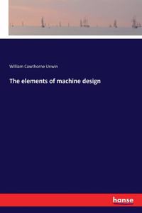 The elements of machine design