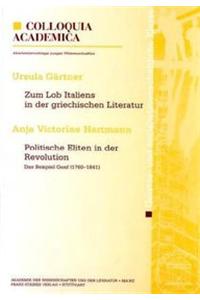 Zum Lob Italiens in Der Griechischen Literatur