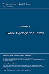 Exakte Typologie von Texten