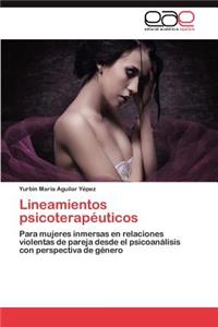 Lineamientos Psicoterapeuticos