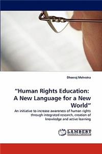 "Human Rights Education