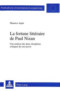 La Fortune Littéraire de Paul Nizan