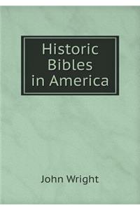 Historic Bibles in America