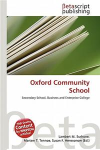 Oxford Community School