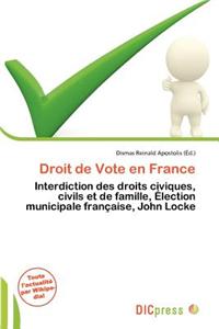 Droit de Vote En France
