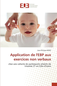 Application de l'EBP aux exercices non verbaux