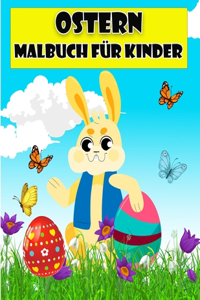 Frohe Ostern Malbuch für Kinder