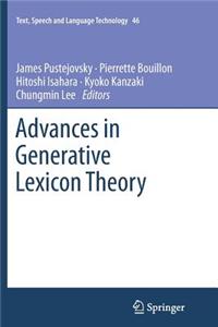 Advances in Generative Lexicon Theory