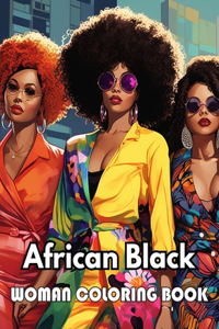 African Black Woman Coloring Book