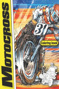 motocross coloring book