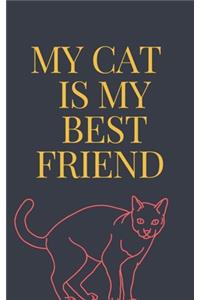 MY CAT IS MY best friend notebook