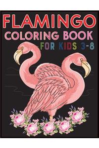 Flamingo Coloring Book For Kids 3-8