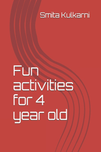 Fun activities for 4 year old