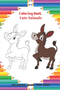 Coloring Book - Cute Animals - Coloring Book For Kids