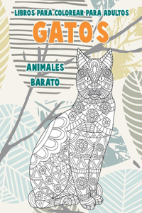 Libros para colorear para adultos - Barato - Animales - Gatos