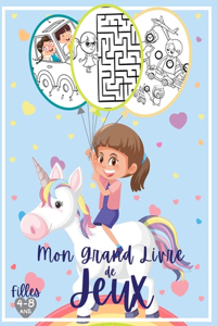 Mon grand livre de jeux - Filles