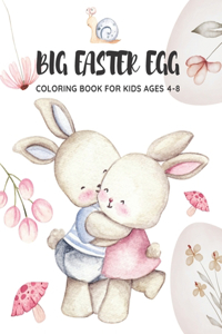 Big Easter Egg Coloring Book for Kids Ages 4-8