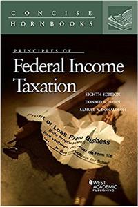 Principles of Federal Income Taxation