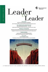 Leader to Leader (Ltl), Special Carnegie Issue 2, Summer 2010