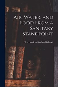 Air, Water, and Food From a Sanitary Standpoint