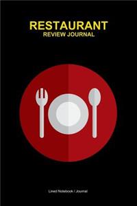 Restaurant review journal