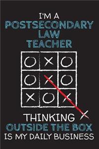 I'm a POSTSECONDARY LAW TEACHER