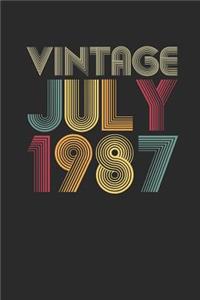 Vintage July 1987