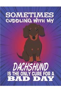 Sometimes Cuddling With My Dachshund Is The Only Cure For A Bad Day