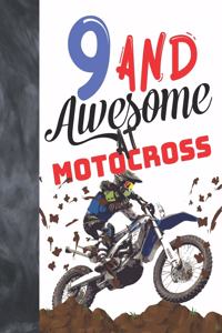 9 And Awesome At Motocross