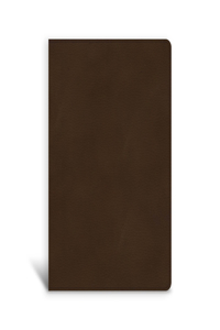 CSB Single-Column Wide-Margin Bible, Brown Leathertouch