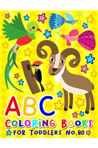 ABC Coloring Books for Toddlers No.80