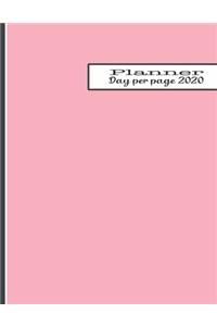 Day per page planner 2020