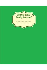 Spring Bible Study Journal