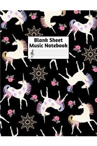 Blank Sheet Music Notebook