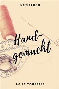 Handgemacht Notizbuch Do it yourself