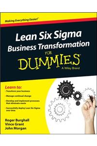 Lean Six Sigma Business Transformation For Dummies