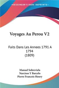 Voyages Au Perou V2