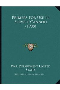 Primers For Use In Service Cannon (1908)