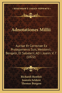 Adnotationes Millii