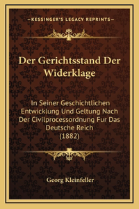 Der Gerichtsstand Der Widerklage