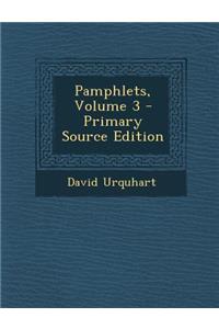 Pamphlets, Volume 3
