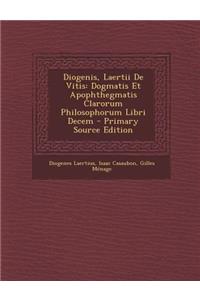 Diogenis, Laertii de Vitis